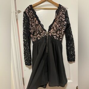 Missguided size 12 lace dress